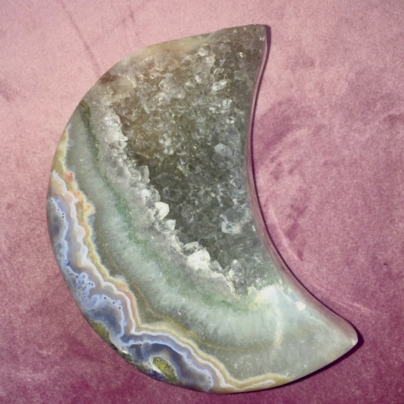 Amethyst moon with druzy - Picture 9 of 16